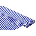 Tissu coton "mini-losange", bleu/blanc