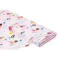 Tissu en coton "Princesses Disney", rose/multicolore