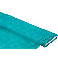 Tissu coton "moiré", aigue-marine/turquoise, série "Mona"