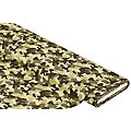 Tissu coton "camouflage", vert