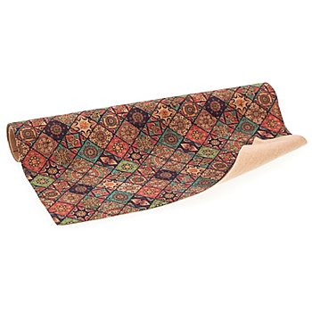 Coupon de tissu en liège 'style marocain', 34,8 x 50 cm