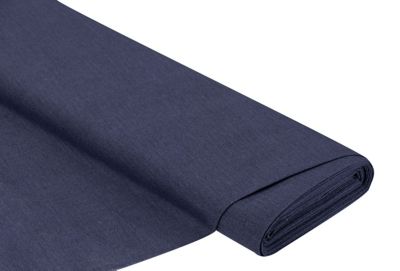 Tissu de décoration "uni", bleu marine, de la série Lorena