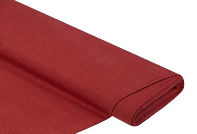 Tissu de décoration "uni", rouge, de la série Lorena