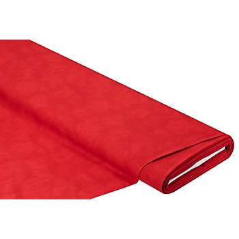 Tissu coton 'moiré', rouge moyen, de la série 'Mona'