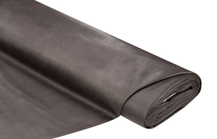 Lederimitat aus recyceltem Leder, graphit online kaufen | buttinette