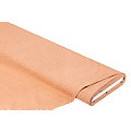 Tissu coton "triangles", marron clair/ blanc