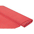Tissu coton "cœurs", rouge/blanc