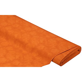 Tissu coton 'moiré', orange