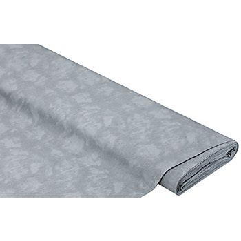 Tissu coton « moiré », gris