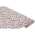 Tissu coton "moufles", blanc/vert/rouge, de la série " Mona"