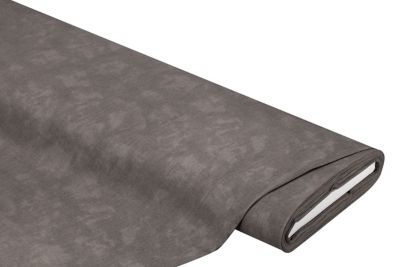 Tissu coton "moiré", gris pierre, série "Mona"