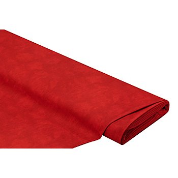 Tissu coton 'moiré', rouge fraise, de la série 'Mona'