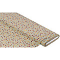 Tissu coton "fleurs et fruits d&apos;automne", tilleul/multicolore, de la série "Mona"