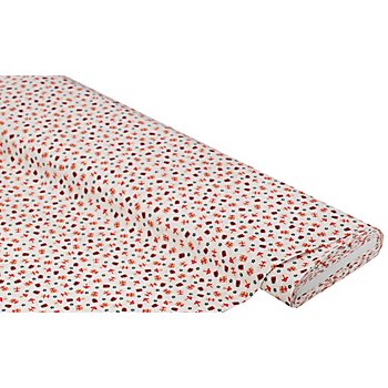 Tissu coton 'cadeaux', blanc/multicolore, de la série 'Mona'