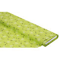  Tissu coton "pissenlit", citron vert/multicolore