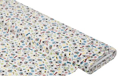 Baumwollstoff Woll-Schafe "Mona" | weiß-color | Bastelbedarf | buttinette