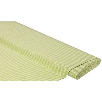 Tissu coton 'pois', vert/blanc, de la série 'Mona'