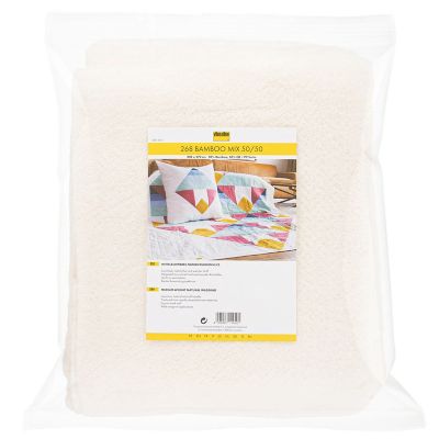 Vlieseline Volumenvlies 268 Bamboo Mix 50/50 | weiss | 135 g/m² | 220 x 270 cm | Bastelbedarf
