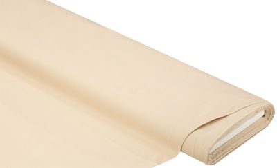 Tissu coton uni, beige, de la série « Lena »