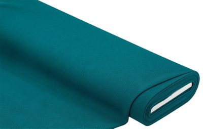 Tissu coton nid d‘abeilles « mini », pétrole