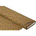 Tissu coton "fruits et fleurs", roseau/multicolore, de la série Mona
