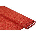 Tissu coton « ornement », rouge/doré