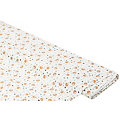Tissu coton « hérissons », blanc/multicolore, de la série « Lena »