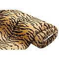 Tissu Fausse fourrure « tigre », marron/multicolore