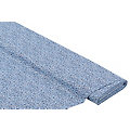 Tissu coton « paisley », bleu clair