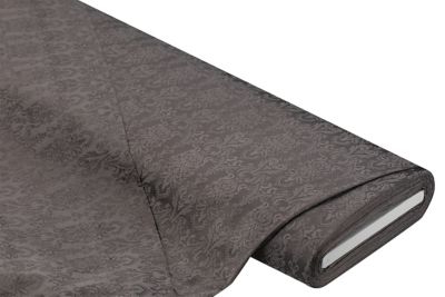 Tissu jacquard "ornements", gris