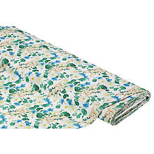 Tissu de décoration Lapin avec feuillages 'Lorena', nature-coloré