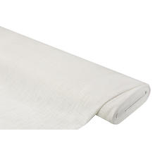 Tissu coton en aspect toile de jute, blanc