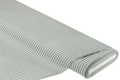 Tischwäsche "Webstreifen" | blau/creme | Bastelbedarf | buttinette