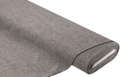 Tissu d‘ameublement aspect tissé, gris chiné