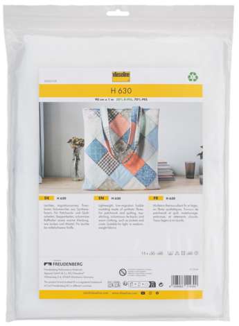 Vlieseline Tissu H630 Molleton Thermocollant - Par 1m - Largeur 90cm