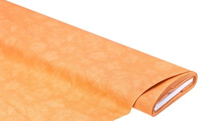 Tissu coton 'moiré', orange foncé, série 'Mona'