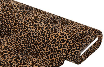 Möbel-Jacquard 'Leo', braun/schwarz