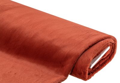 Hochwertiges Fellimitat, rostbraun