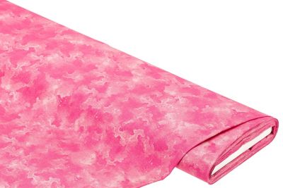 Tissu coton 'batik', rose/crème, série 'Mona'