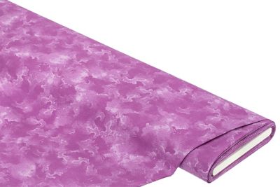 Tissu coton 'batik', lilas/violet, série 'Mona'