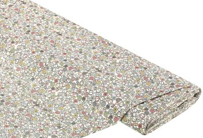 Tissu coton 'boutons' de la série 'Pia', pastel