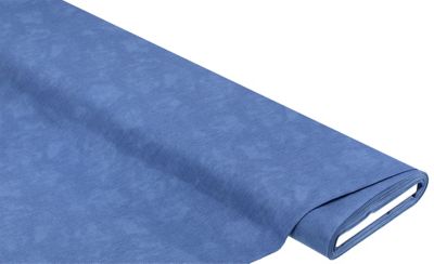 Baumwollstoff Moiré 'Mona', blau