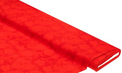 Katoenen moiréstof 'Sina', signaalrood