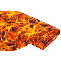 Tissu coton à impression numérique "feu", de la série Ria