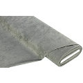 Tissu velouté "aspect daim", gris
