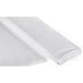 Tissu damassé "mini-losange", blanc