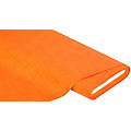 Tissu coton enduit uni "Meran", orange