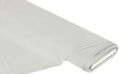Tissu jersey en coton uni, gris clair