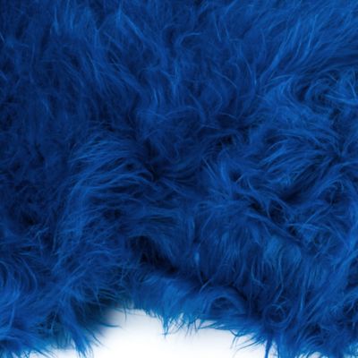 Tissu Fausse Fourrure Poils Longs Yimihua - 150cm X 50cm Blanche - Peluche Douce Pour Couture, Décoration Et Cosplay