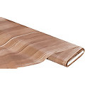 Abwaschbare Tischwäsche/Wachstuch "Holz-Design", braun-color